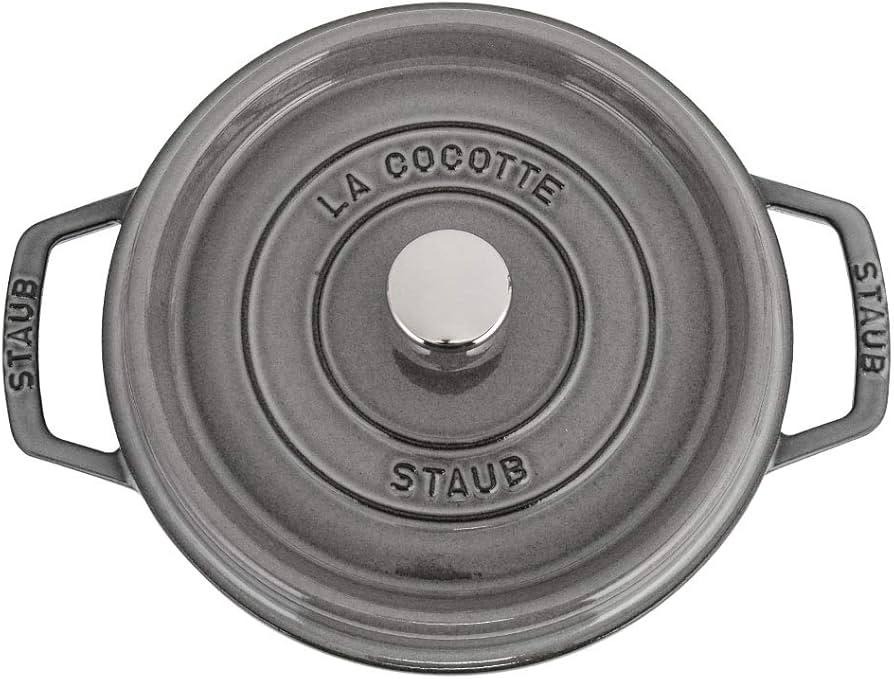 K◆STAUB ストウブ・ラ・ココット ほうろう鍋 グレー 16cm Amazon｜【最大30日間お試し対象】 staub ストウブ 「 ラ